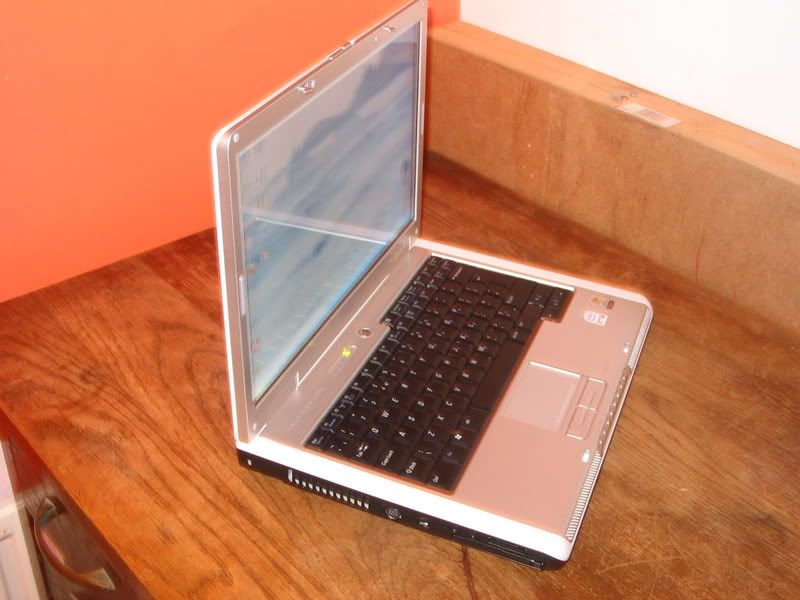 clarrie's shiny new laptop