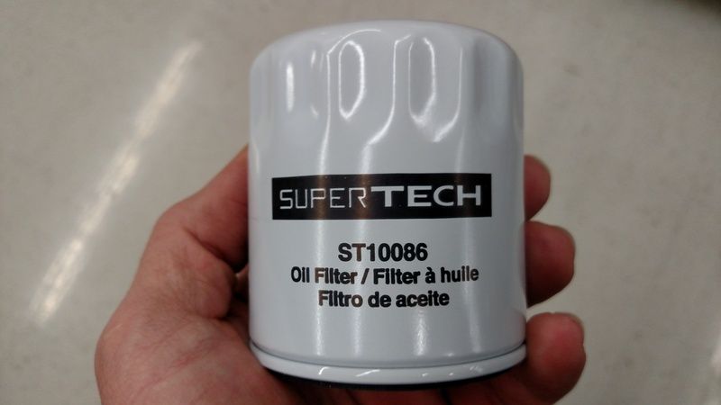 Supertech Oil Filter Chart