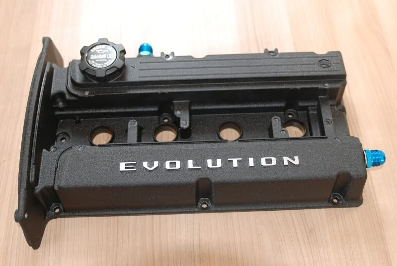 Crackle Black Rocker Covers Evo 49 Mitsubishi Lancer Register Forum