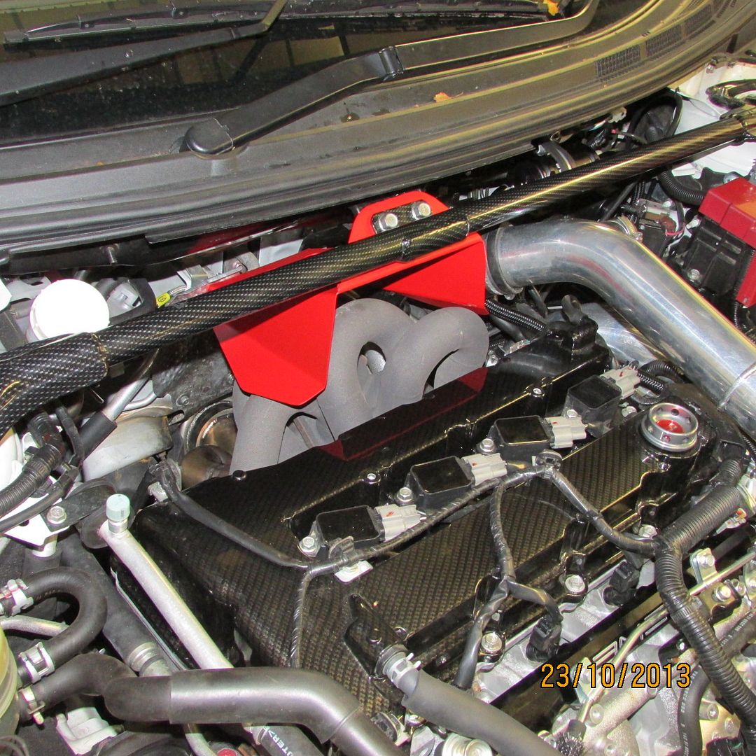 Evo X Tubular Exhaust Manifold Heat Sheild Mitsubishi Lancer