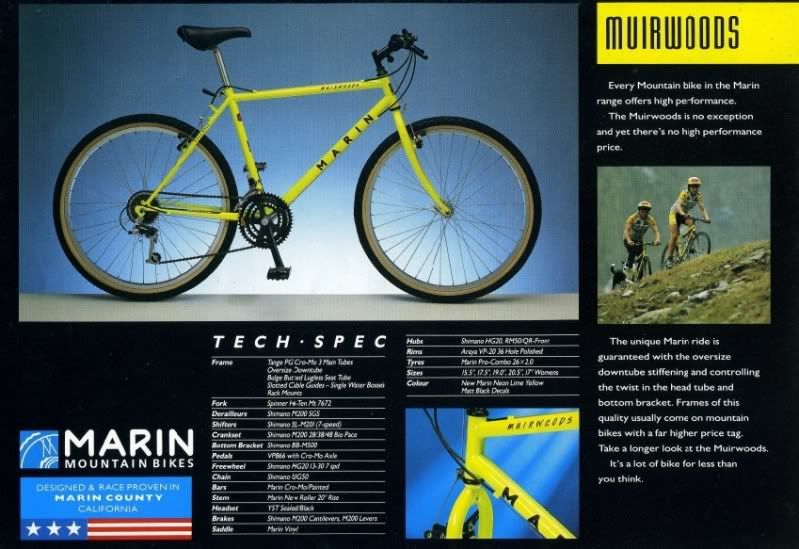 Marin 1990 Catalogue (Preferably UK/US) Page 2 Retrobike