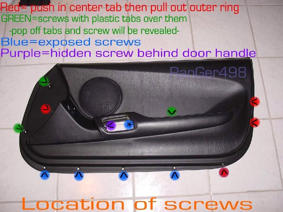 Door Panel S How To Take Them Off Supra Forums