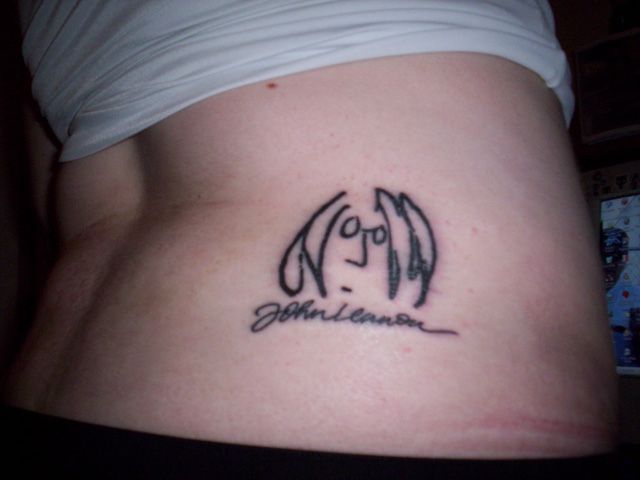 Camera tattoo. Posted by KerryO at 5:28 PM My John Lennon Tattoo.