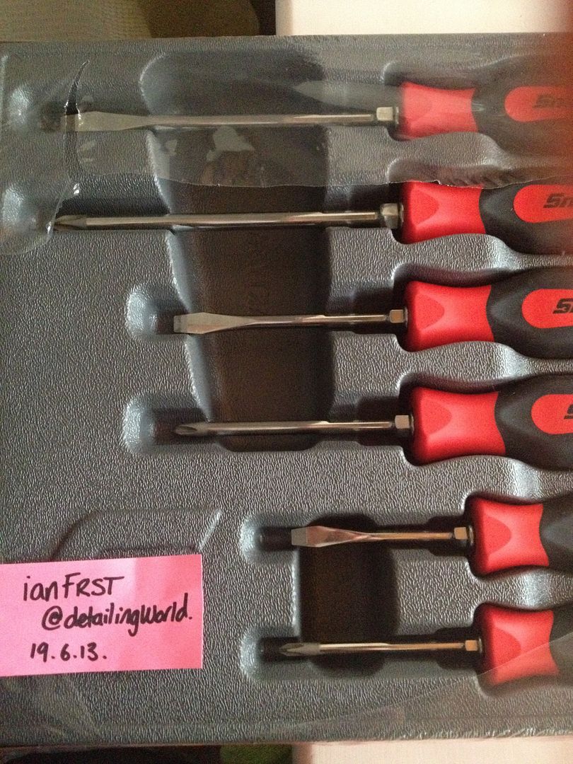 Snap on screwdrivers & 12" pipe wrench Detailing World Forum