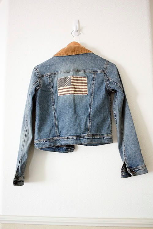 vintage polo jean jacket