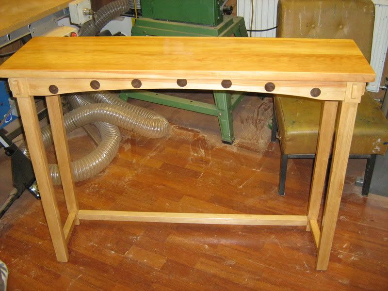 Alistair's new hall table