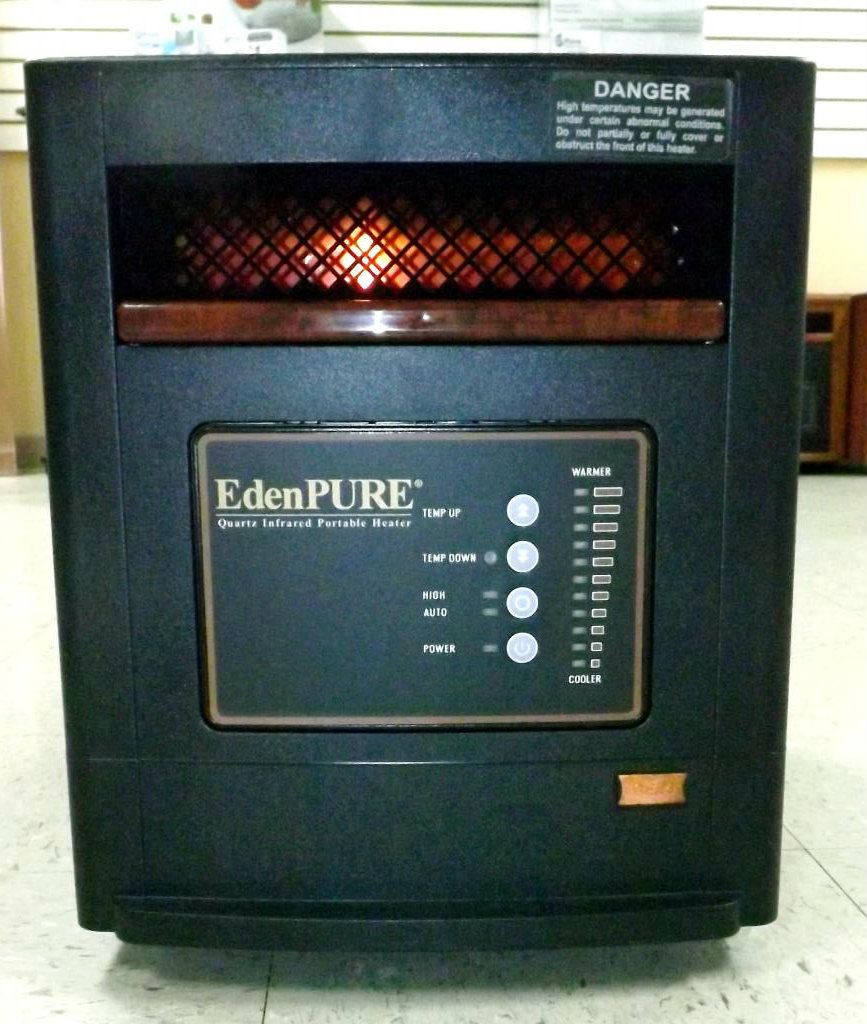 Refurbished GEN 4 EdenPURE Infrared Quartz Space Heater 1 Year Warranty