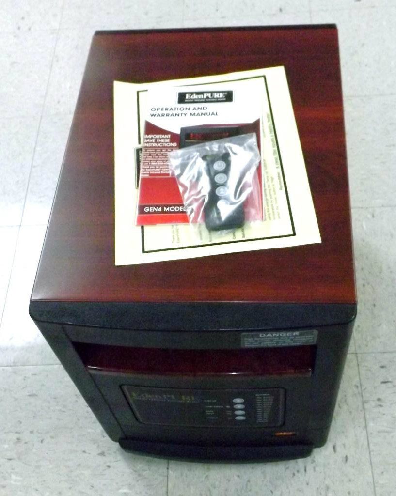 Refurbished GEN 4 EdenPURE Infrared Quartz Space Heater 1 Year Warranty