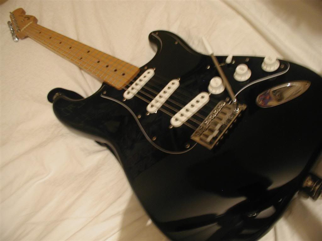 best pickguard for black strat