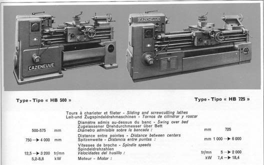 Cazeneuve Lathe