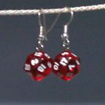 D20 earrings!!