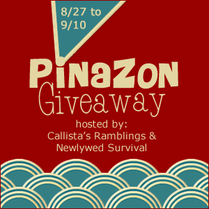 Pinazon Giveaway  Aug 27-Sept 10