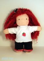 Dashing Dachs 'Chocolate Covered Strawberries' Lil Longies and Shirt for 10" Dolls