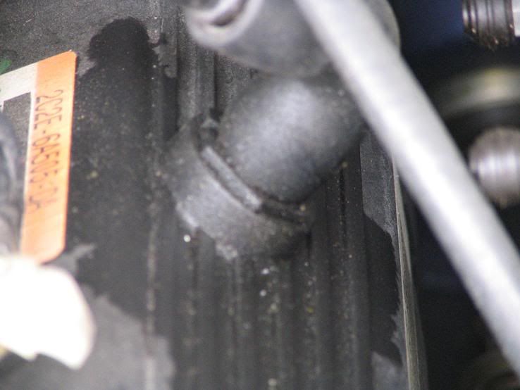 Leak from driver side valve cover . . .