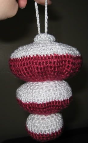 christmas, crochet, swap, ornament