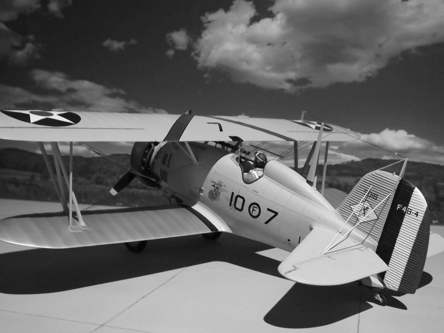 Boeing F4b 4 Usmc Circa 1933 Ready For Inspection Large Scale Planes