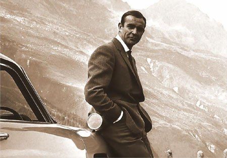 Sean Connery as James Bond looking hot