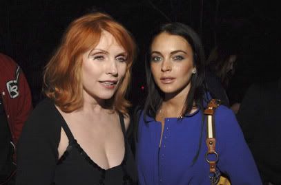 Lindsay Lohan and Debbie Harry