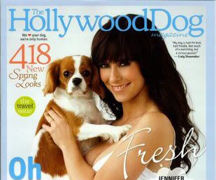 Jennifer Love Hewitt on the cover of Hollywood Dog