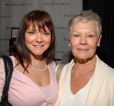 Judi Dench and her daughter, Finty, before the Oscars