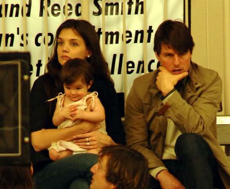 The National Enquirer is reporting that Tom Cruise and Katie Holmes' baby 