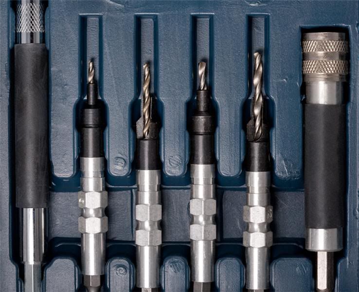 QUICK CHANGE DRILL COUNTERSINK WOOD SCREWDRIVER BIT SET FOR WOODWORKING