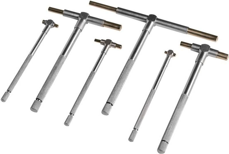 6PC TELESCOPING HOLE MEASURING T GAUGE MIC TOOL SET eBay