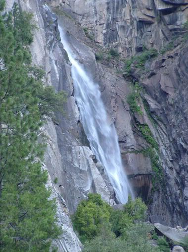 a closer view of yosemite falls