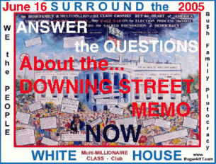 June 16: answer the questions about the downing street memo now