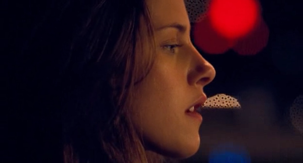 kristen stewart hot scene in adventureland. kristen stewart thinks well,