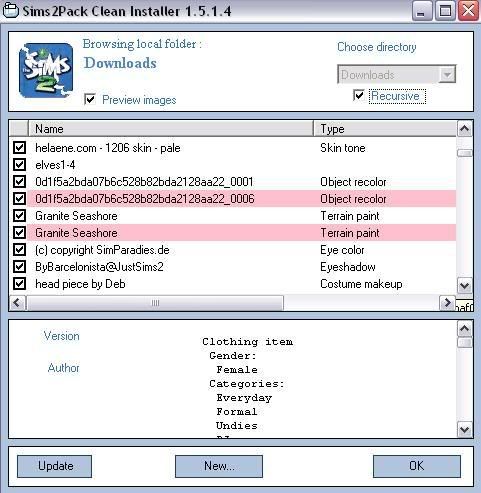 Sims2pack Clean Installer