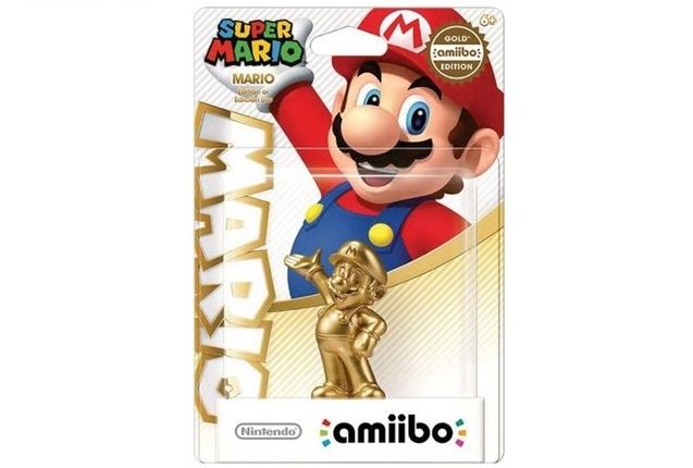 Gold Mario Amiibo Selling for £100 on eBay