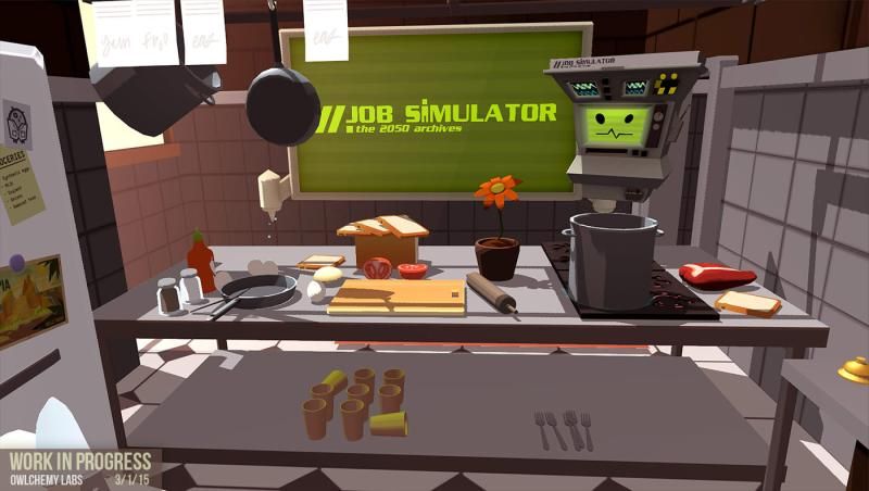 Job Simulator is First SteamVR Game Announced