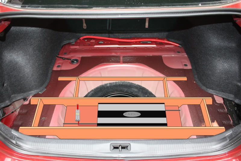 false floor subwoofer