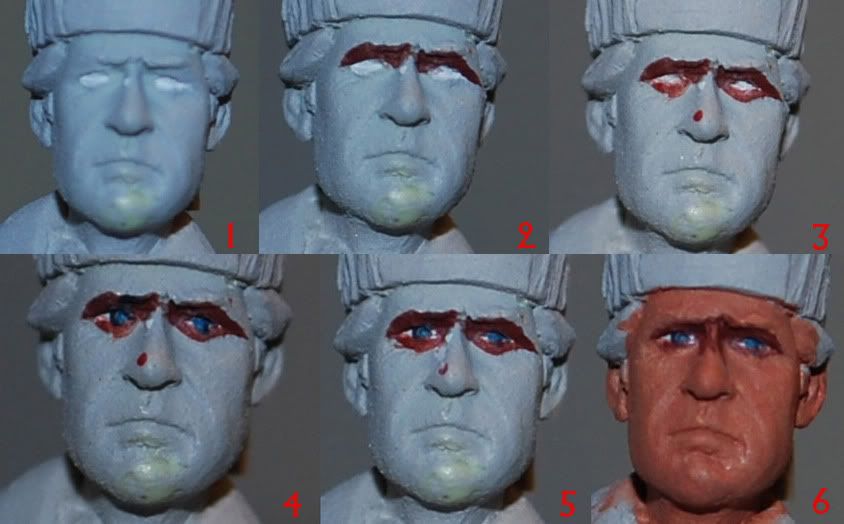 How to paint eyes and heraldry Miniatures