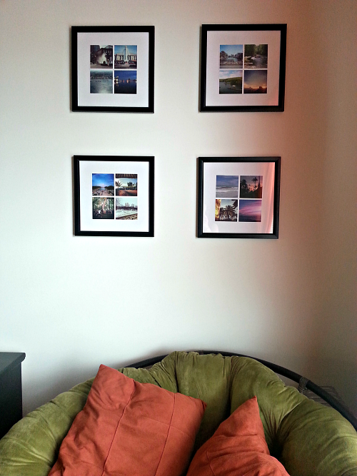 DIY Framed Instagram Prints