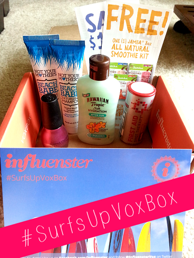 influenster surfs up vox box