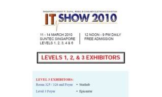 IT Show 2010 Level 1,2,3 Floor Plan