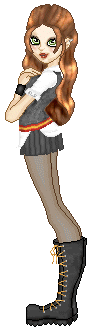 Emmeline, my Harry Potter-esque punk. base by ILCK