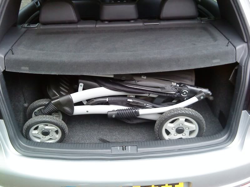 vw polo boot space pram