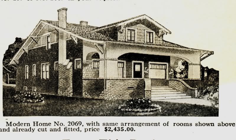 From the 1919 catalog, a Sears Hollywood