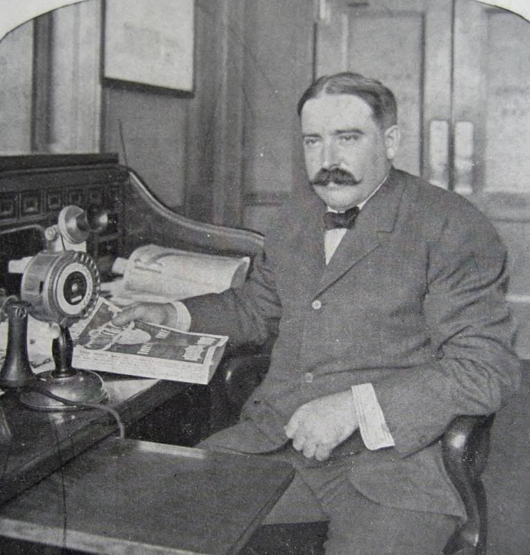 Richard Warren Sears at his office at 925 Homan Avenue, Chicago, IL