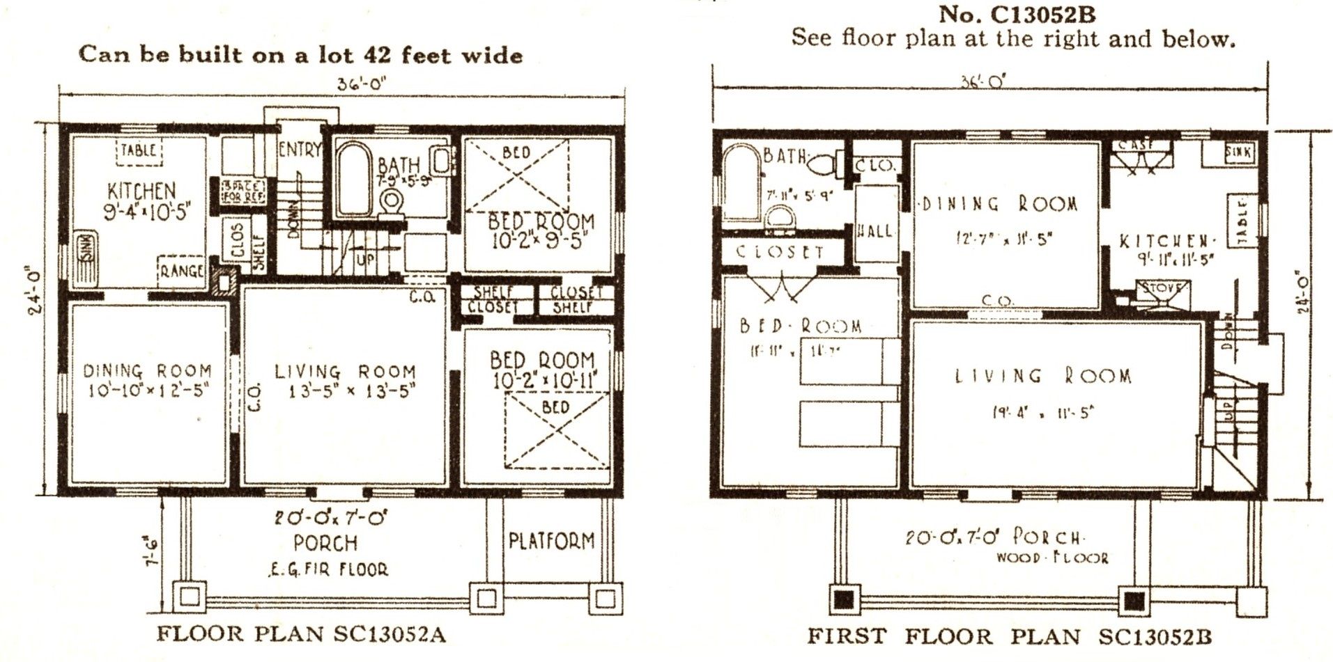 The Conway has two floorplans, which are quite different. 