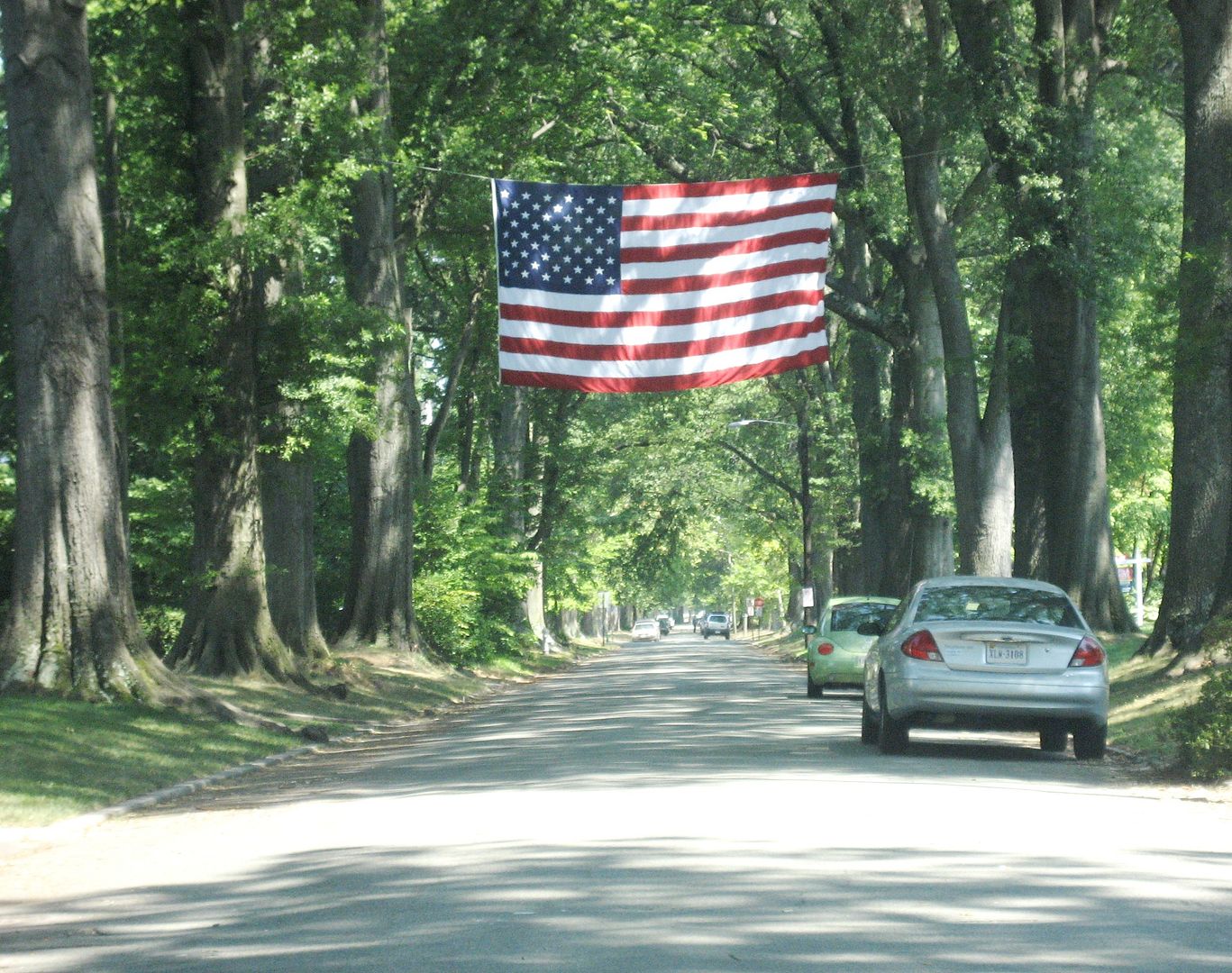 My first trip through Richmond was July 4th 2010, and it was my 51st birthday. I saw this flag draped across a residential street and snapped a photo. I knew that I would like Richmond. That was my thought in 2010.