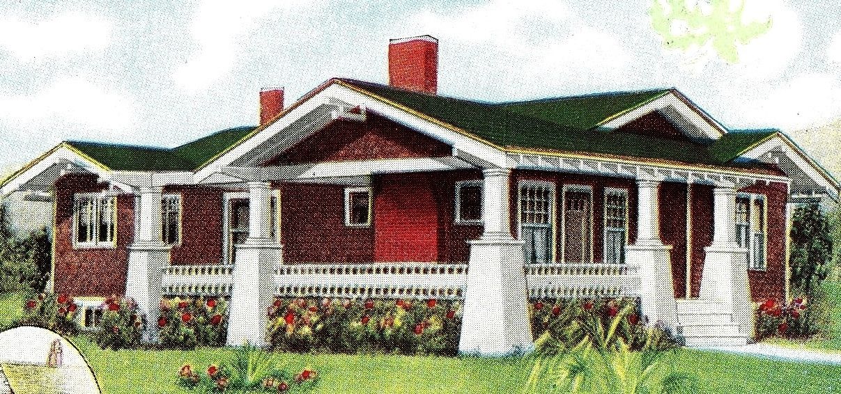 The Aladdin Plaza was one of the most popular houses that Aladdin offered in their early 1900s catalog.
