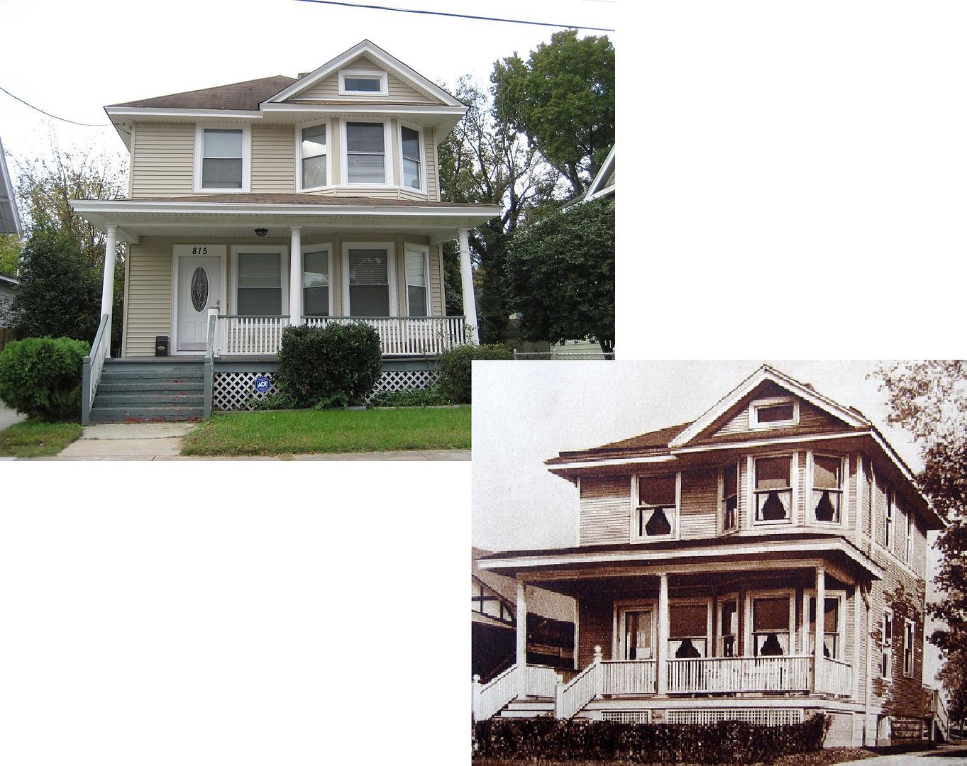 If it is a Sears House, it should look like a Sears House! Heres the Sears Whitehall, side-by-side with the original catalog image. 