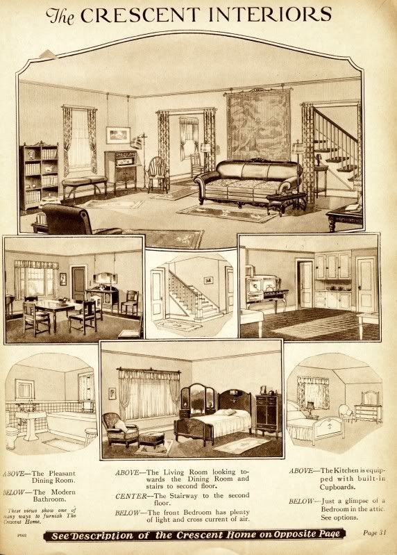 From the 1919 Sears catalog, heres a view of the Crescents interior. 