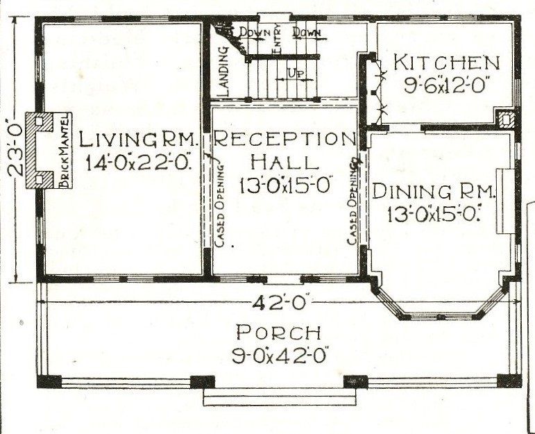 Pre-WW1 kit homes are pretty rare, and yet #124 appears to have been one of their most popular models. 