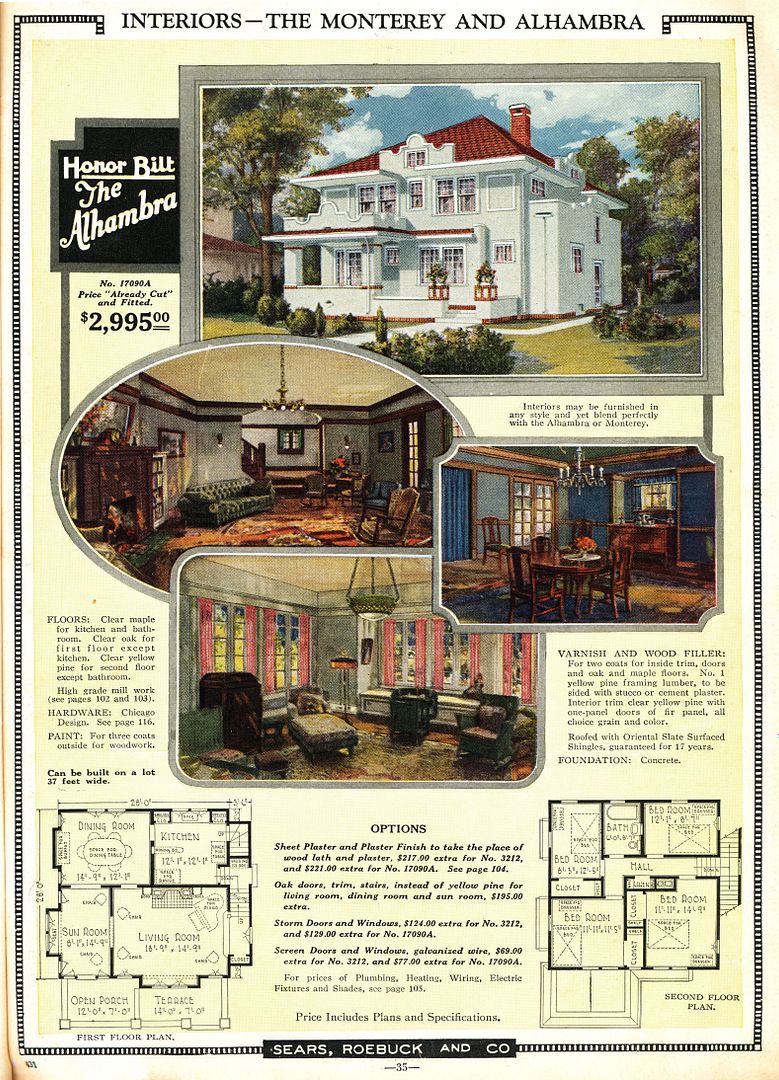 Its very close to the Sears Alhambra, and in the 1924 catalog, theyre on opposing sides of the same page. 