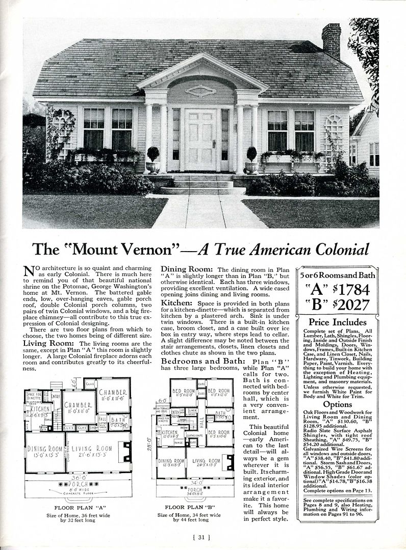 The Mt. Vernon was a hugely popular house for Montgomery Ward. 